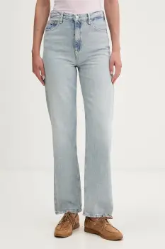 Tommy Jeans blugi straight pentru femei imagine