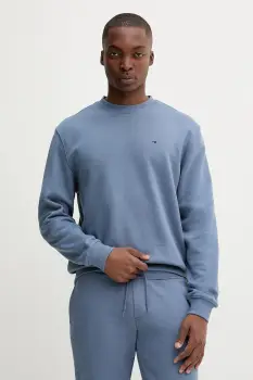 Tommy Jeans bluza culoarea bej, uni, DM0DM20741 imagine