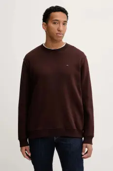 Tommy Jeans bluza culoarea bej, uni, DM0DM20741 imagine