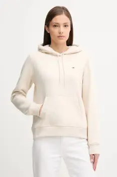 Tommy Jeans bluza culoarea bordo, cu gluga, uni, DW0DW19958 imagine