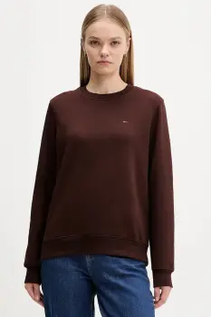 Tommy Jeans bluza culoarea turcoaz, uni, DW0DW19959 imagine