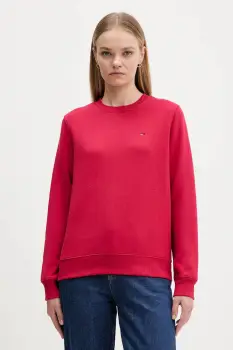 Tommy Jeans bluza culoarea turcoaz, uni, DW0DW19959 imagine