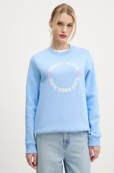 Tommy Jeans bluza femei, cu imprimeu, DW0DW21770 imagine