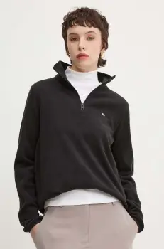 Tommy Jeans bluza femei, culoarea negru, neted, DW0DW19751 imagine