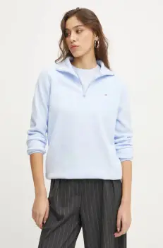 Tommy Jeans bluza femei, neted, DW0DW19751 imagine