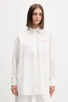 Tommy Jeans bluza tip camasa pentru femei, din bumbac imagine