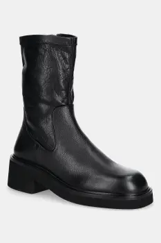 Tommy Jeans botine TJW STRETCHY MID BOOT culoarea negru, cu platforma, EN0EN02928 imagine