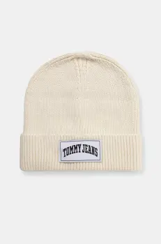 Tommy Jeans caciula culoarea bej, AW0AW16993 imagine