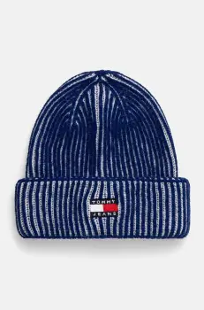 Tommy Jeans caciula din tricot gros, AW0AW16785 imagine