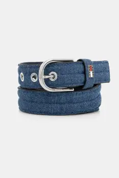 Tommy Jeans curea culoarea bleumarin, AW0AW18046 imagine