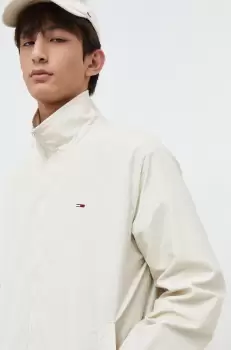 Tommy Jeans geaca barbati, culoarea bej, de tranzitie imagine