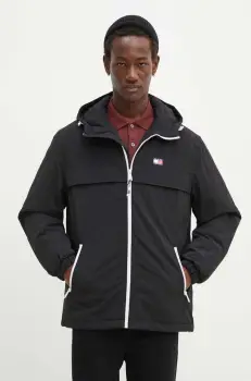 Tommy Jeans geaca barbati, culoarea negru, de iarna, DM0DM18908 imagine