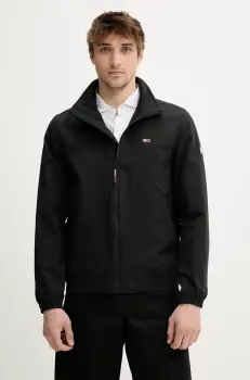 Tommy Jeans geaca barbati, culoarea negru, de tranzitie, DM0DM15382 imagine