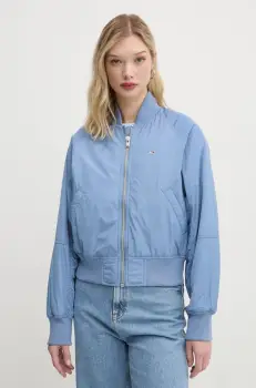 Tommy Jeans geaca bomber femei, de tranzitie, oversize, DW0DW19316 imagine