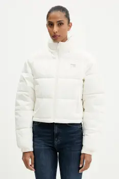 Tommy Jeans geaca culoarea bej, de iarna, DW0DW21620 imagine