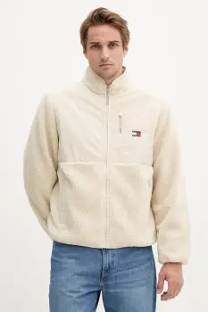 Tommy Jeans geaca culoarea bej, de tranzitie, DM0DM21682 imagine