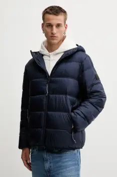 Tommy Jeans geaca culoarea bleumarin, de iarna, DM0DM22044 imagine