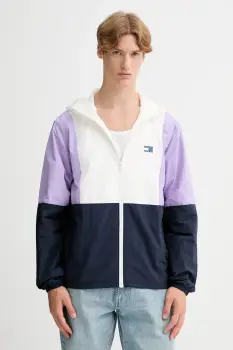 Tommy Jeans geaca culoarea bleumarin, de tranzitie, DM0DM21393 imagine