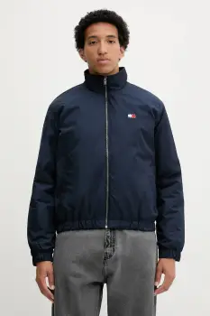 Tommy Jeans geaca culoarea bleumarin, de tranzitie, DM0DM21936 imagine