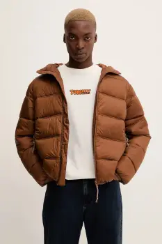 Tommy Jeans geaca culoarea maro, de iarna, DM0DM22044 imagine