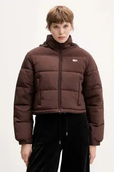 Tommy Jeans geaca culoarea maro, de iarna, DW0DW21620 imagine