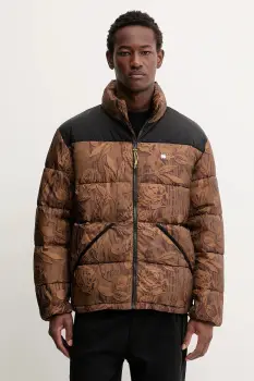 Tommy Jeans geaca culoarea maro, de iarna, oversize, DM0DM22037 imagine