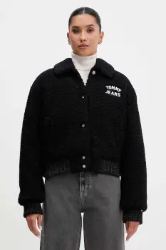 Tommy Jeans geaca culoarea negru, de iarna, DW0DW21666 imagine