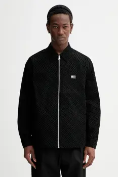 Tommy Jeans geaca culoarea negru, de tranzitie, DM0DM22263 imagine