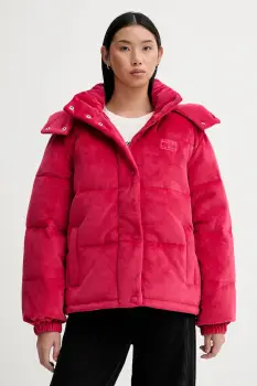 Tommy Jeans geaca culoarea roz, de iarna, DW0DW21668 imagine