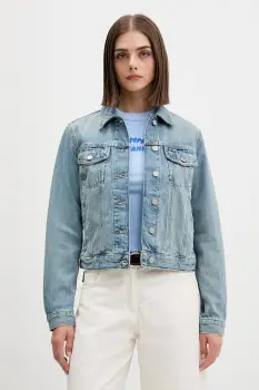 Tommy Jeans geaca de blugi de dama din denim imagine