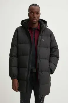 Tommy Jeans geaca de puf barbati, culoarea negru, de iarna, DM0DM20466 imagine