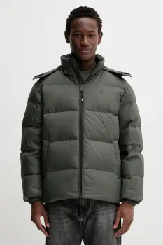 Tommy Jeans geaca de puf culoarea alb, de iarna, oversize, DM0DM19786 imagine