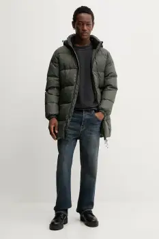 Tommy Jeans geaca de puf culoarea bleumarin, de iarna, DM0DM20466 imagine