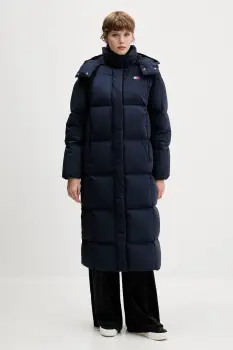 Tommy Jeans geaca de puf culoarea bleumarin, de iarna, DW0DW21977 imagine