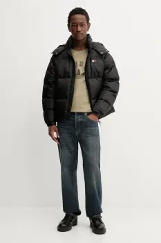 Tommy Jeans geaca de puf culoarea negru, de iarna, DM0DM22036 imagine