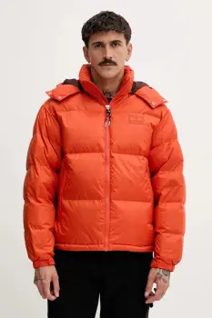 Tommy Jeans geaca de puf culoarea portocaliu, de iarna, DM0DM22036 imagine