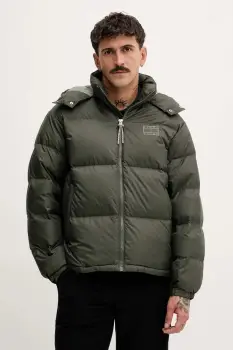 Tommy Jeans geaca de puf culoarea verde, de iarna, DM0DM22036 imagine