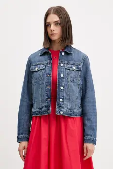 Tommy Jeans geaca de tranzitie de dama din denim imagine