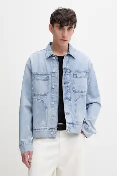 Tommy Jeans geaca de tranzitie pentru barbati, din denim imagine
