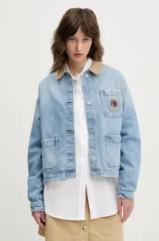 Tommy Jeans geaca din denim de tranzitie, DW0DW20568 imagine
