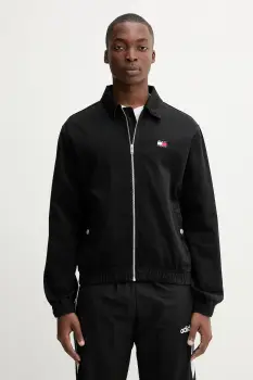 Tommy Jeans geaca jeans culoarea negru, de tranzitie, DM0DM21930 imagine