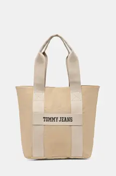 Tommy Jeans geanta culoarea bej, AM0AM13278 imagine