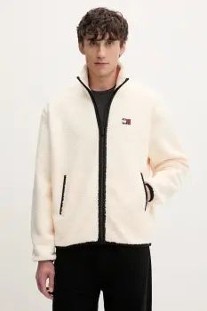 Tommy Jeans hanorac cu fermoar pentru barbati din polar imagine