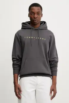 Tommy Jeans hanorac cu gluga barbatesc din bumbac imagine