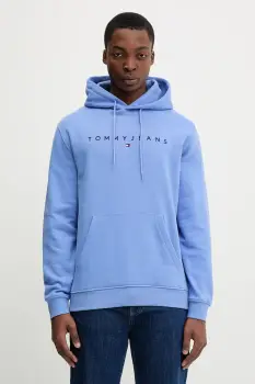 Tommy Jeans hanorac cu gluga barbatesc din bumbac imagine