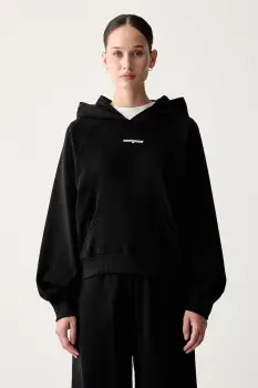 Tommy Jeans hanorac cu gluga pentru femei din bumbac imagine