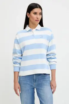 Tommy Jeans hanorac de bumbac cu imprimeu, DW0DW20948 imagine