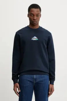 Tommy Jeans hanorac de bumbac culoarea bleumarin, DM0DM22418 imagine