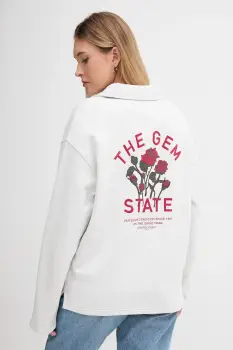 Tommy Jeans hanorac de bumbac culoarea gri, uni, DW0DW22182 imagine