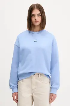 Tommy Jeans hanorac de bumbac culoarea negru, cu imprimeu, DW0DW17325 imagine